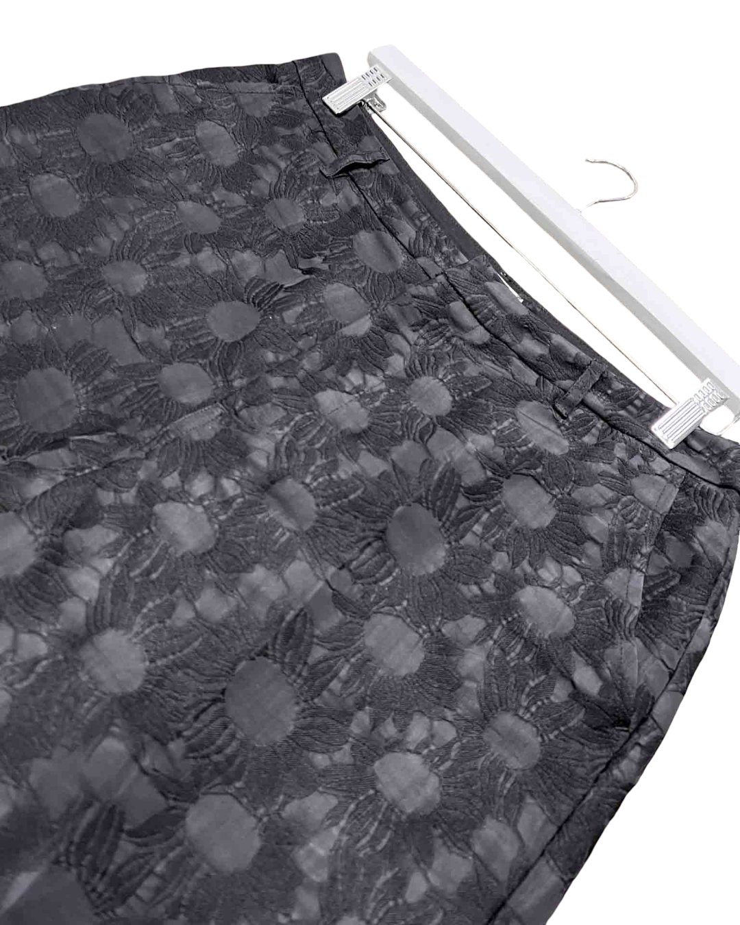 Size L | Gorman Black Embossed Sunflower Pants