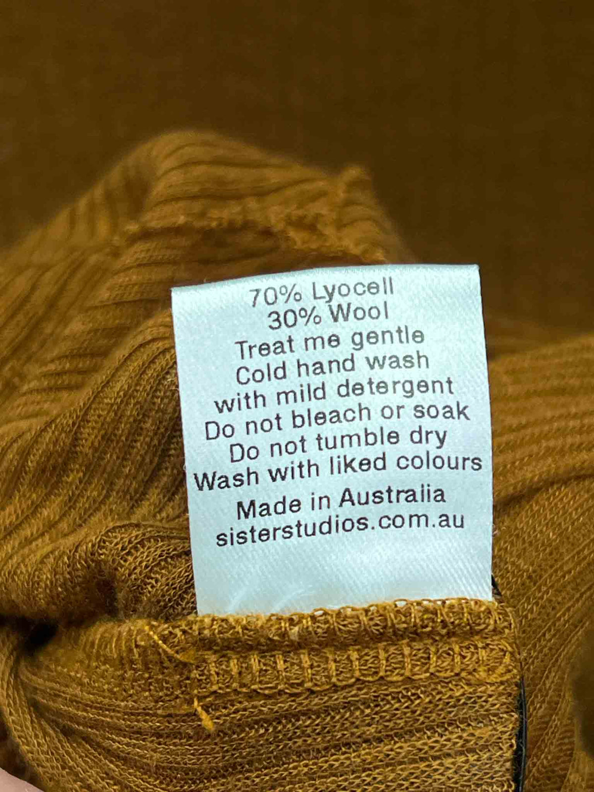 Size 8 | Sister Studios Ribbed Knit Top