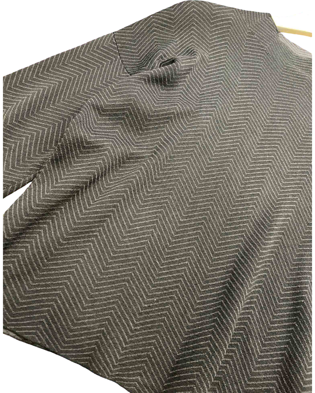 Size XS | Eileen Fisher Silk/ Organic Cotton Zig Zag Top