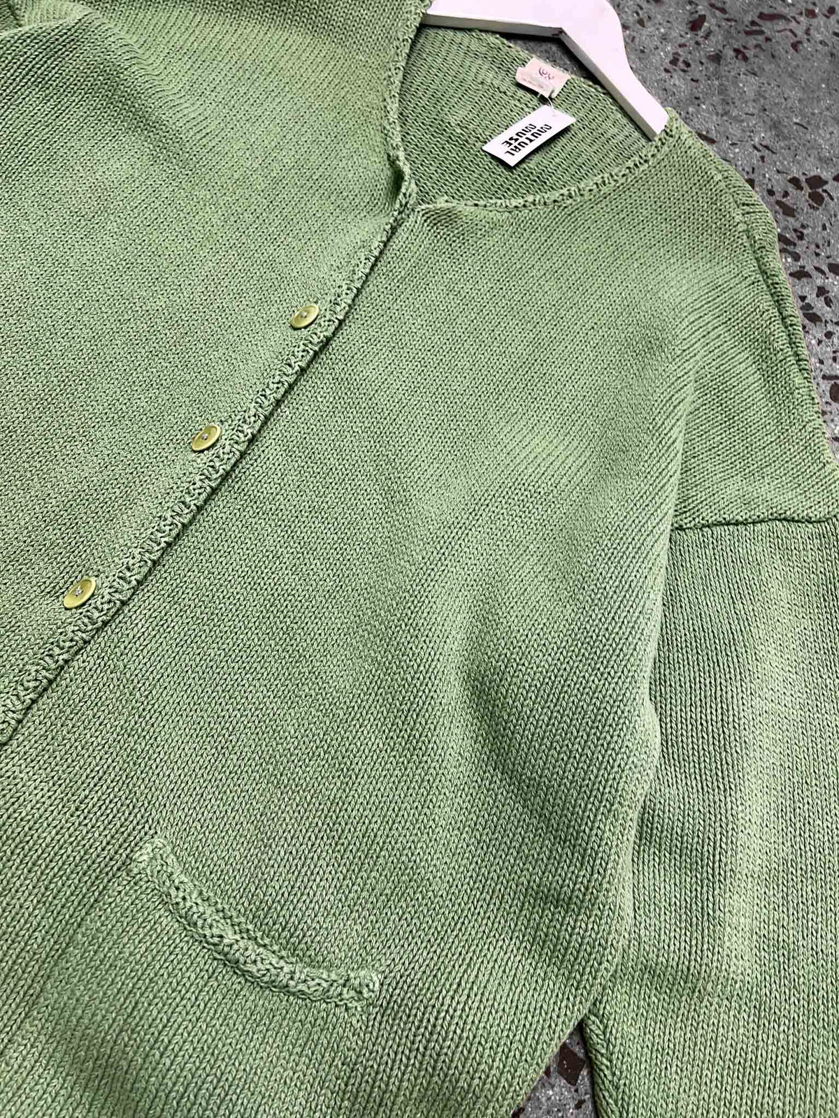 Size XL | Lucy & Yak Sage Organic Cotton Heavyweight Cardigan