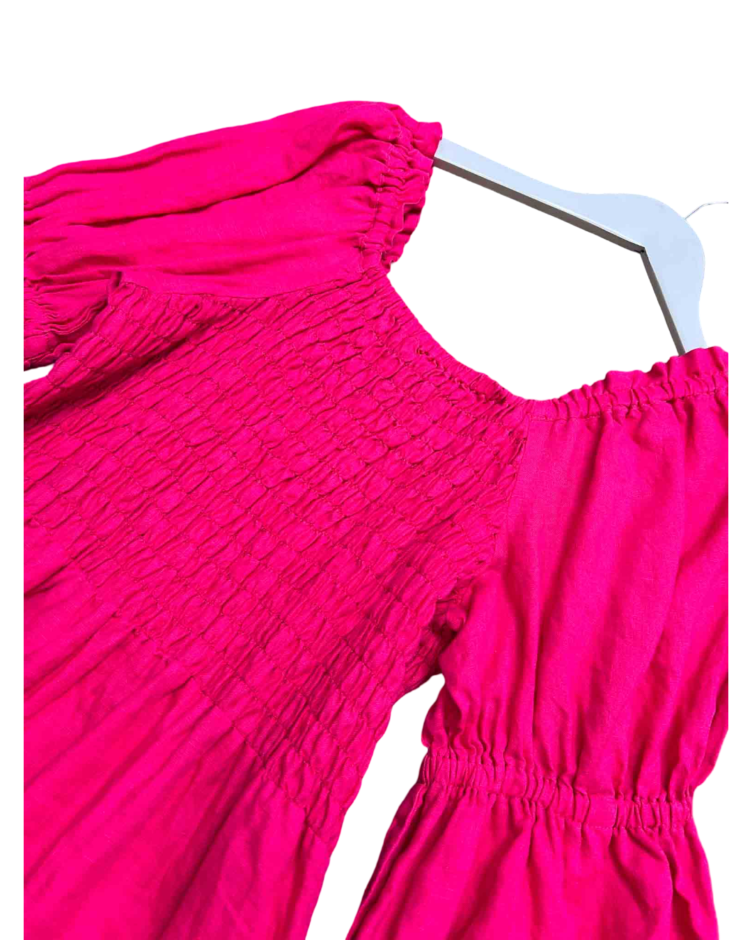 Size 2XL | Variety Hour Hot Pink Linen Token Dress