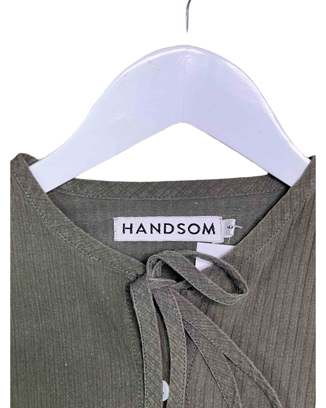 Size 6 | Handsom Olive Tiered Midi Dress