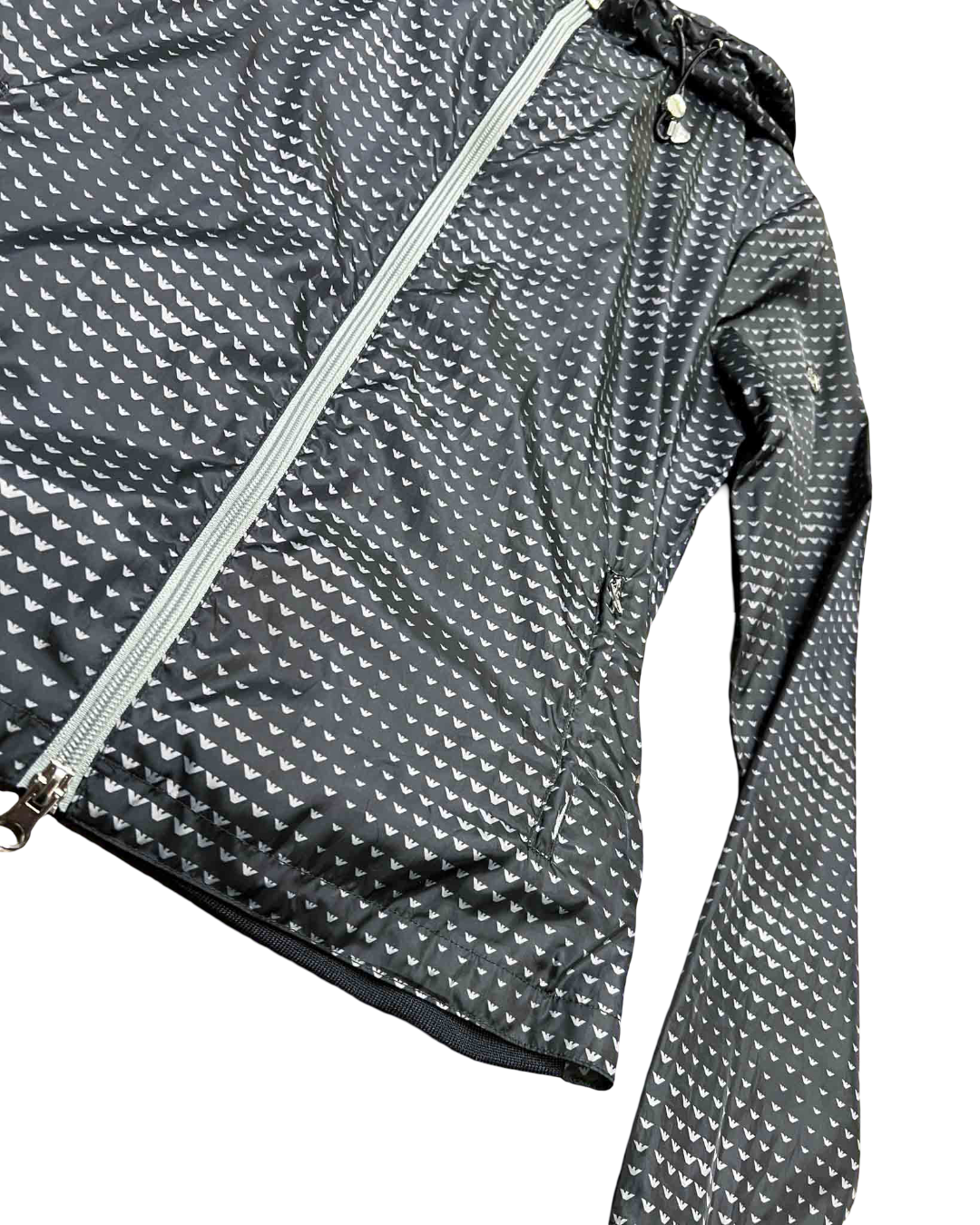 Size L | Armani Jeans Black Logo Spray Jacket
