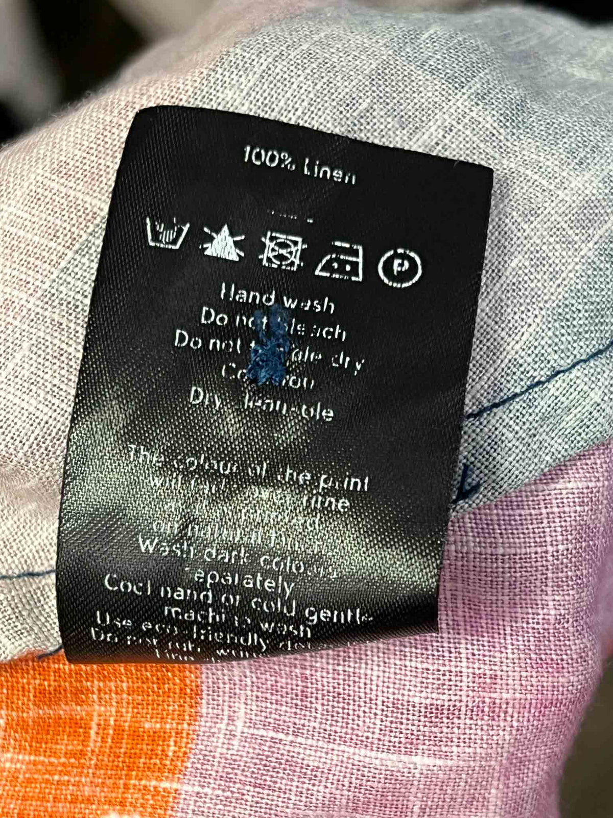 Size XL/XXL | Elk Multi Check Linen Shirt Dress