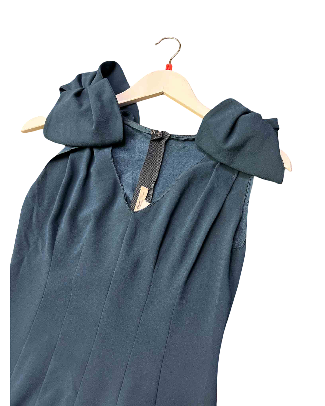 Size M | Prada Peacock Sheath Dress