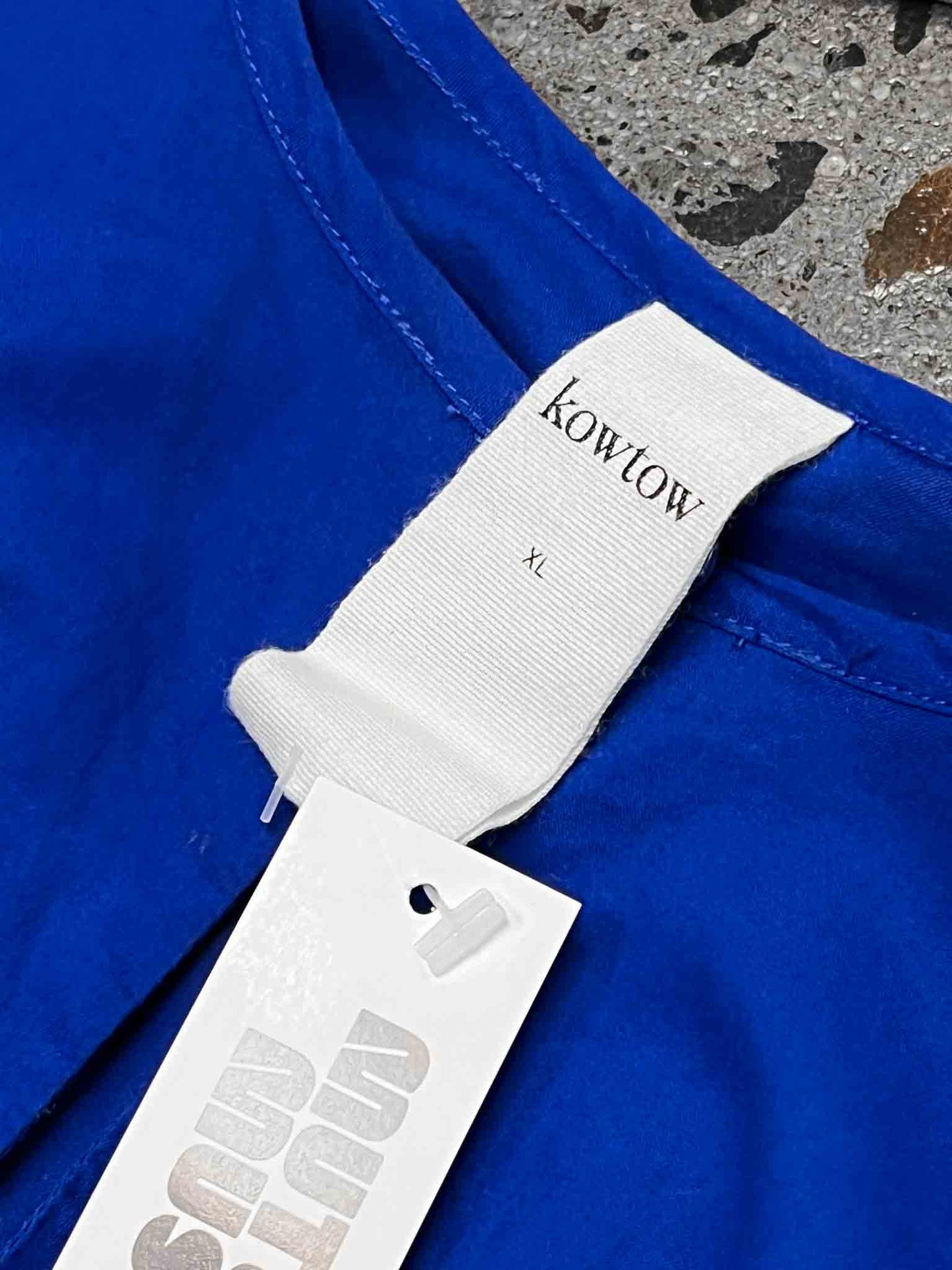 Size XL | Kowtow Cobalt Organic Cotton Midi Dress