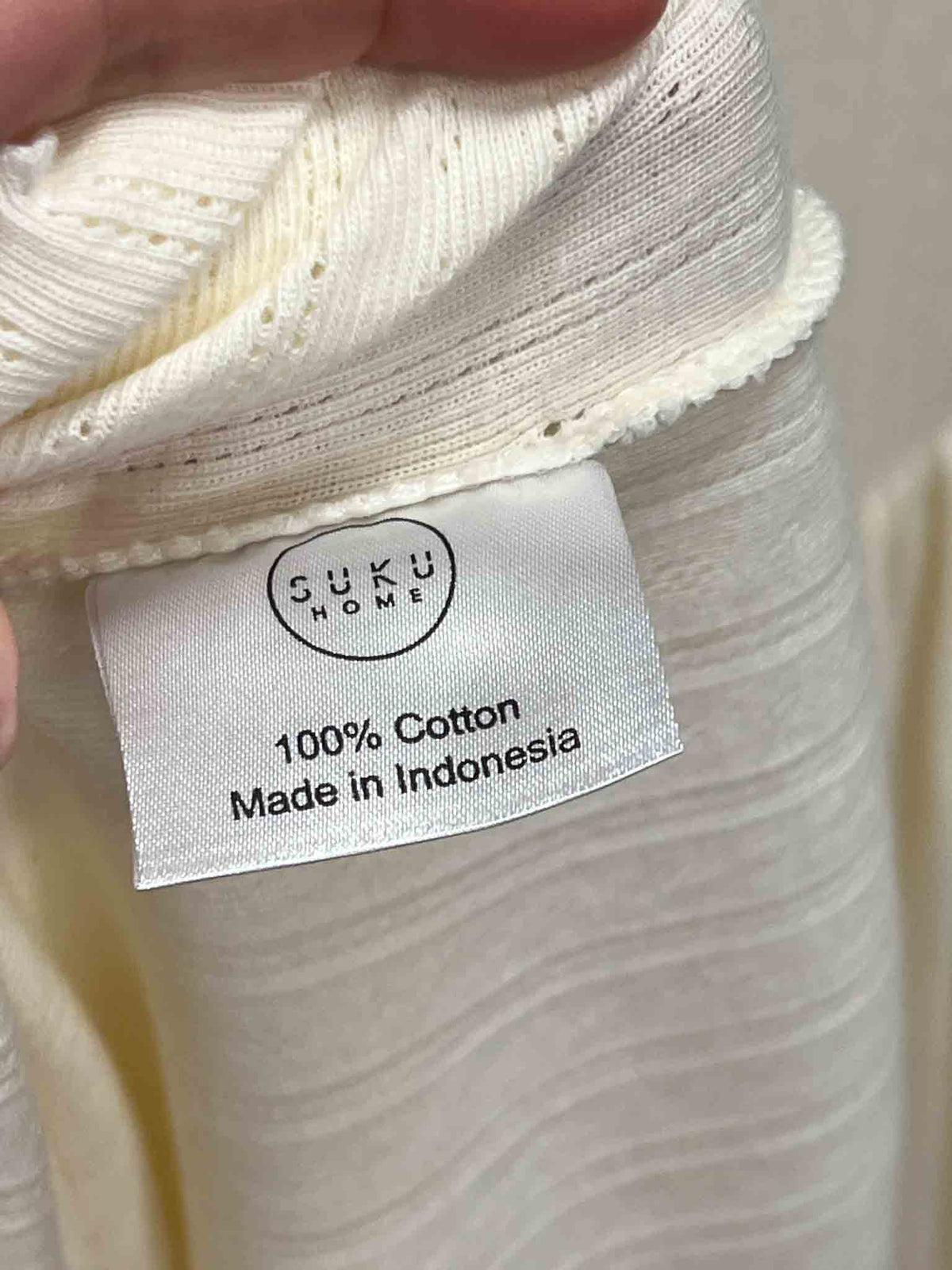 Size 5XL | SUKU Cream Pointelle Baby Doll Dress