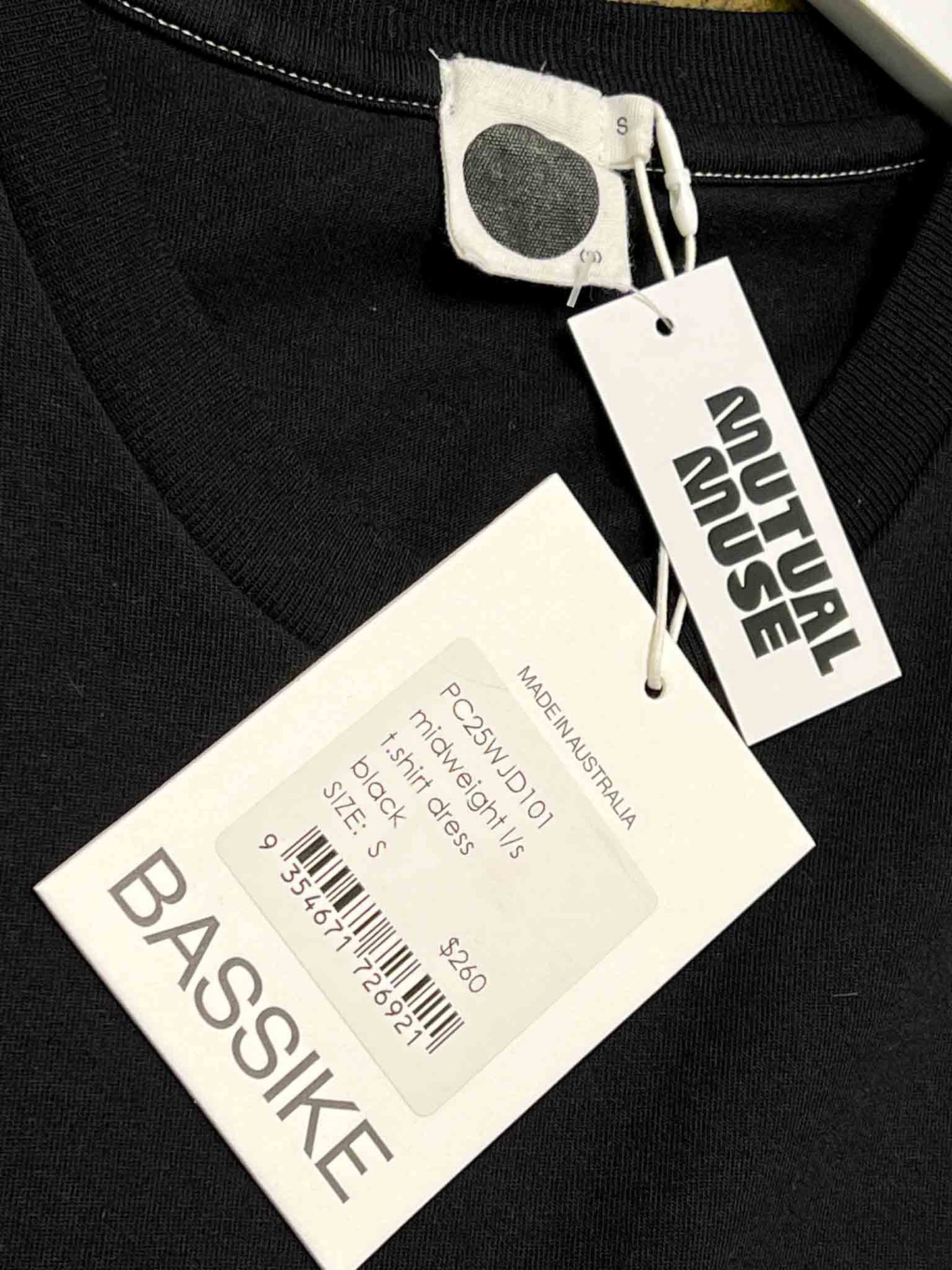 Size S | Bassike Organic Cotton T-Shirt Maxi Dress NWT