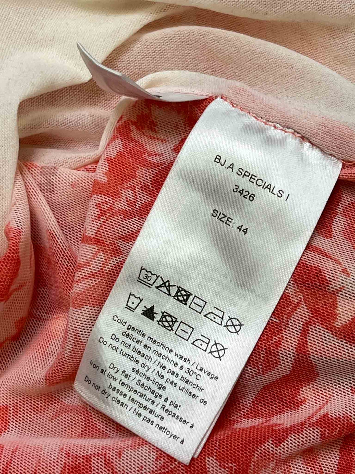 Size 44 (16) | Ganni Red Roses Rollneck Long-Sleeve Top