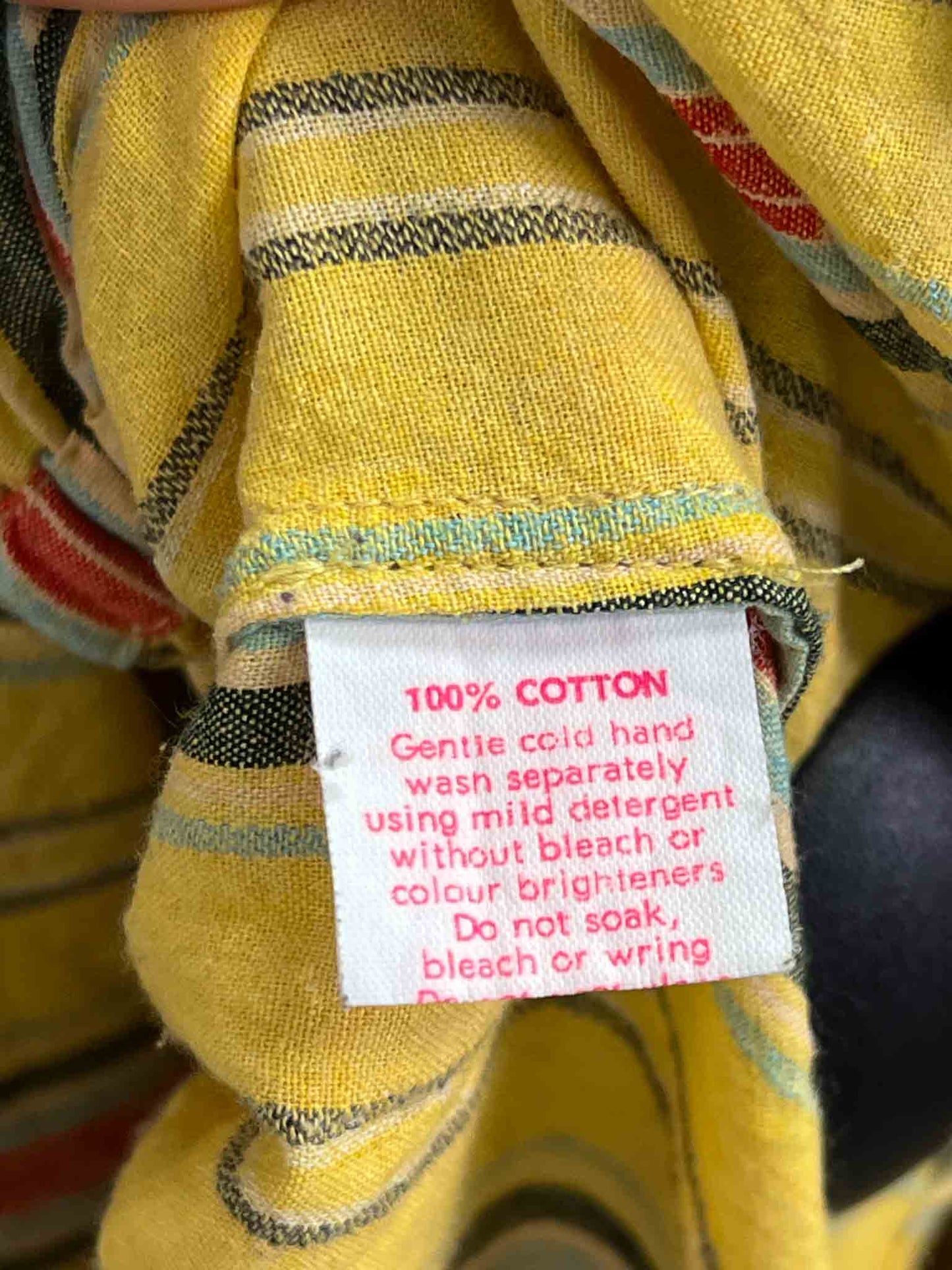 Size 20 | Obus Yellow Striped Top
