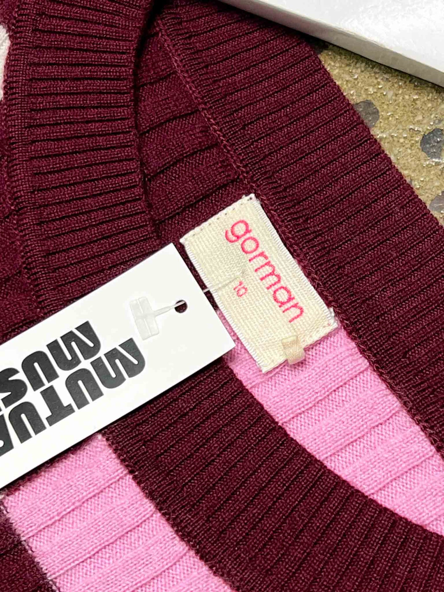 Size 10 (M) | Gorman Check Wool Jumper