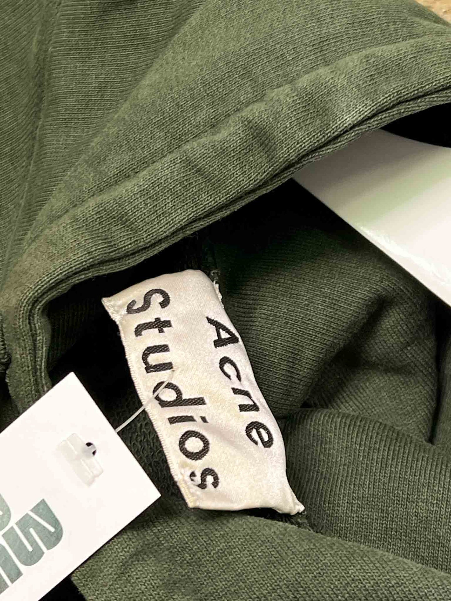 Size S | Acne Studios Green Cropped Jumper