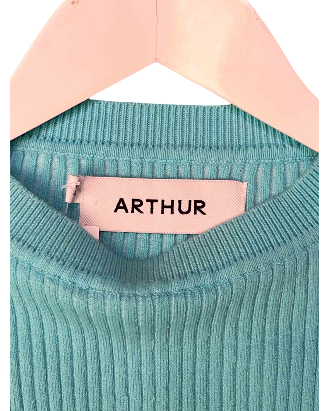 Size M | Arthur Blue Open Back Top