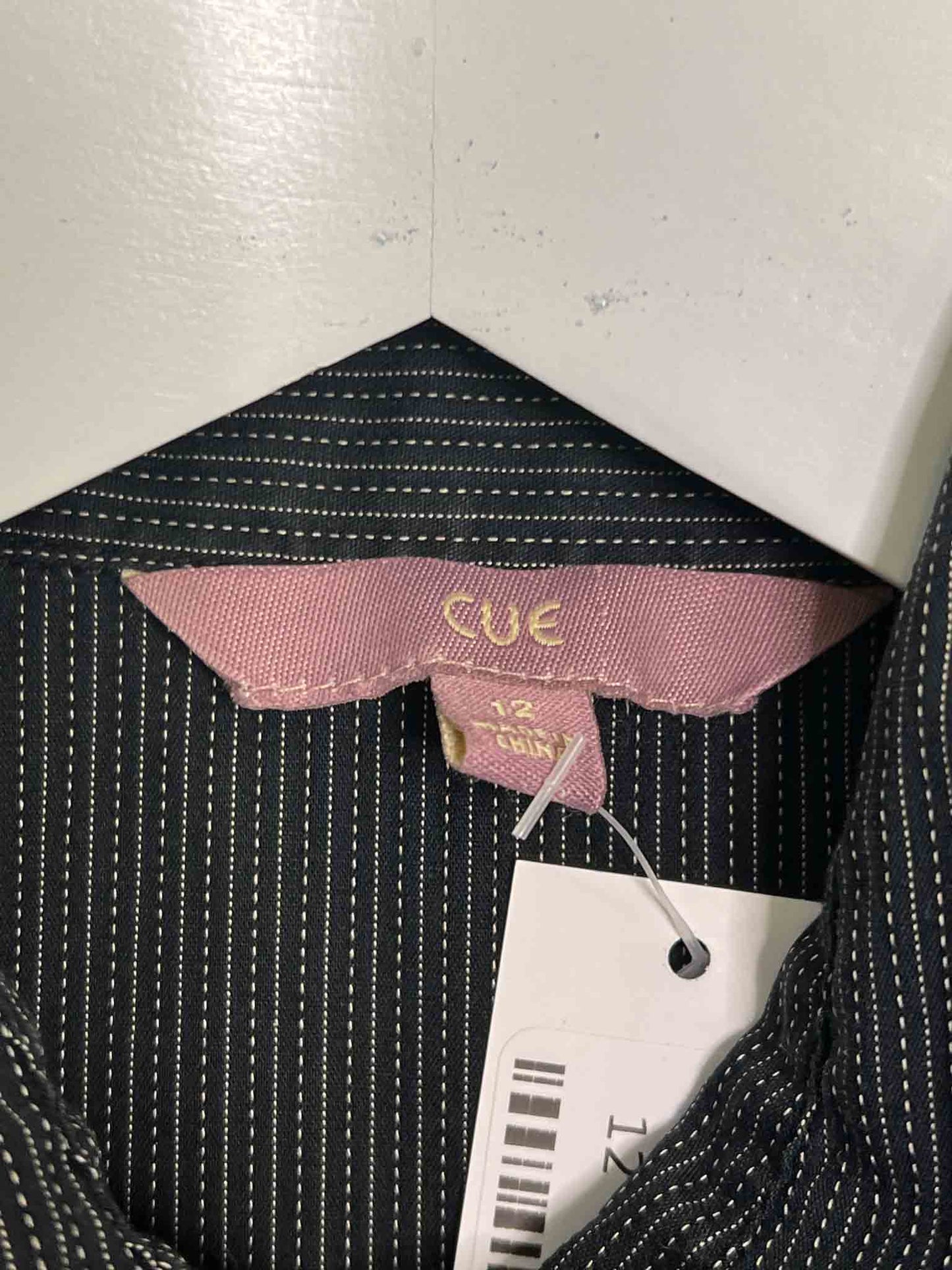 Size 12 | Cue Y2K Capped Sleeve Button Up Shirt