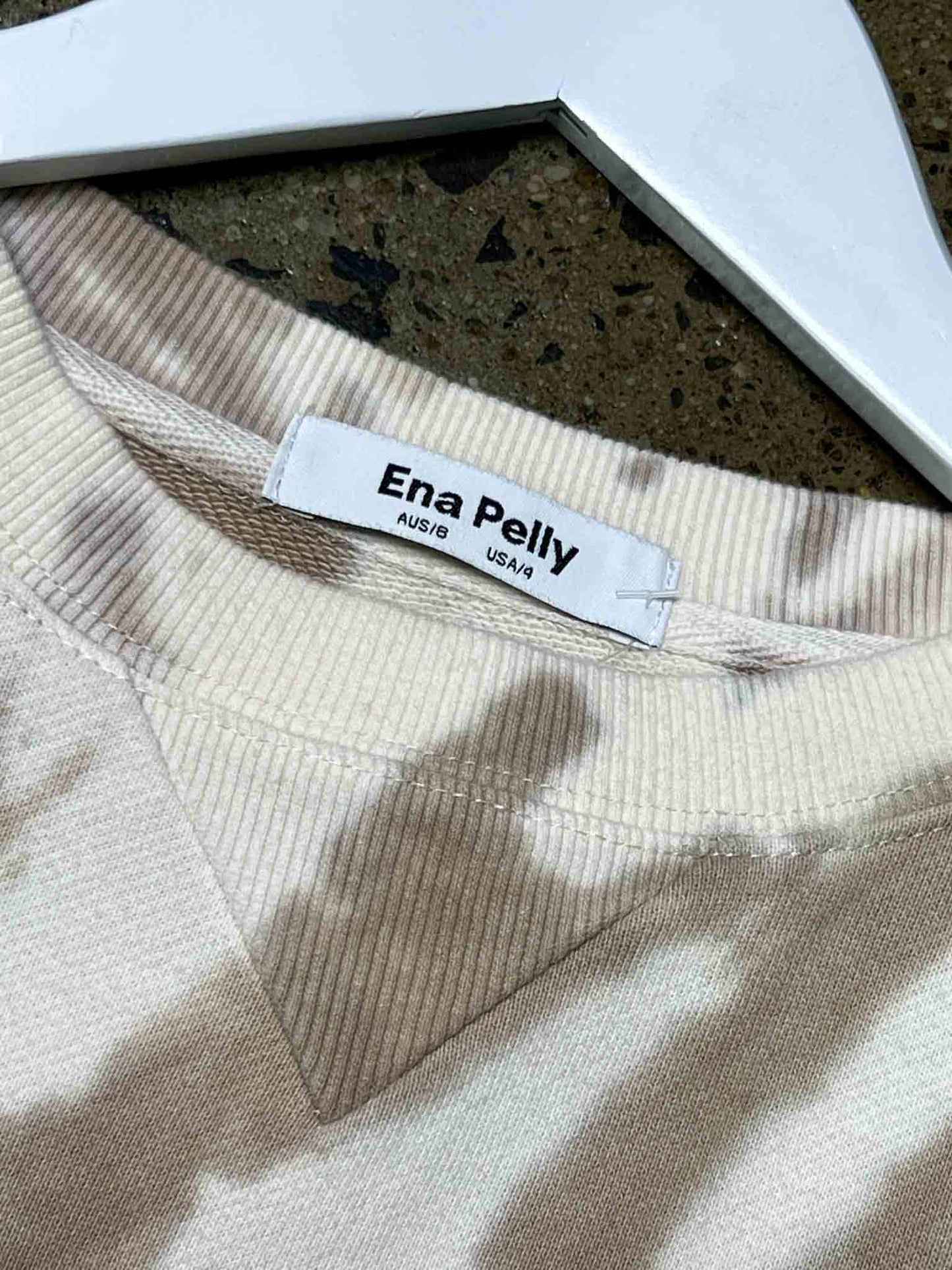 Size 8 | Ena Pelly Core Logo Tie-Dye Sweatshirt