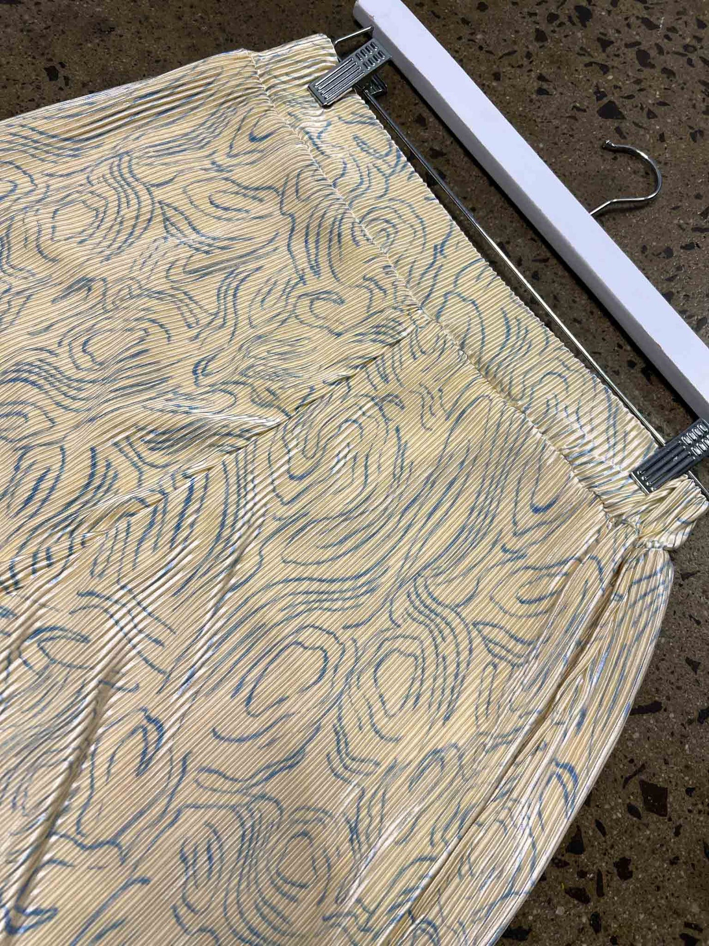 Size XS | Ray Beams Butter Yellow Pleated Pants