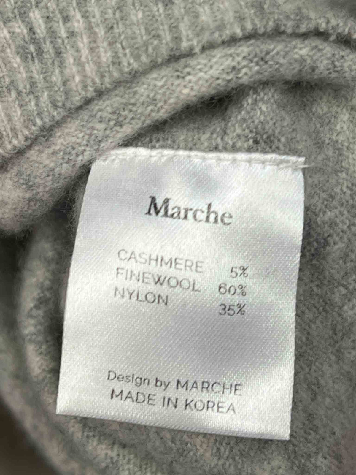 Size S | Marche Grey Cropped Knit