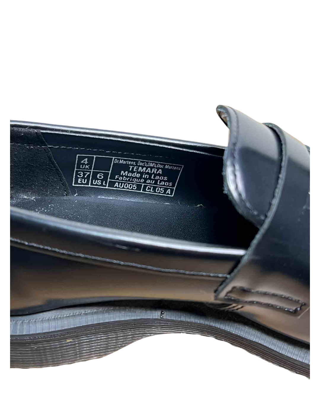 Size 37 | Dr Martens Penton Black Loafer