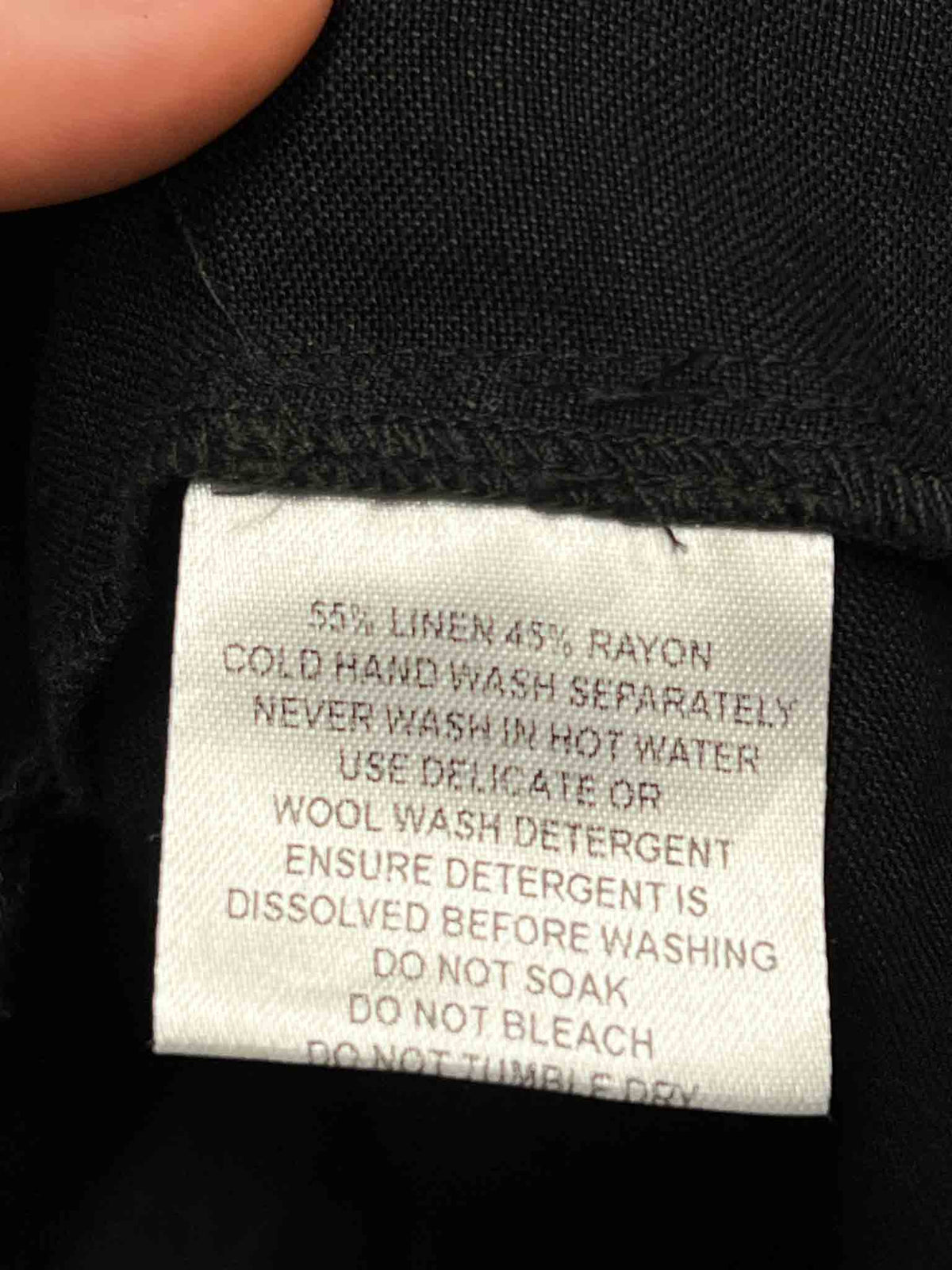 Size L | Alpha60 Black Linen Vaeh Midi Dress