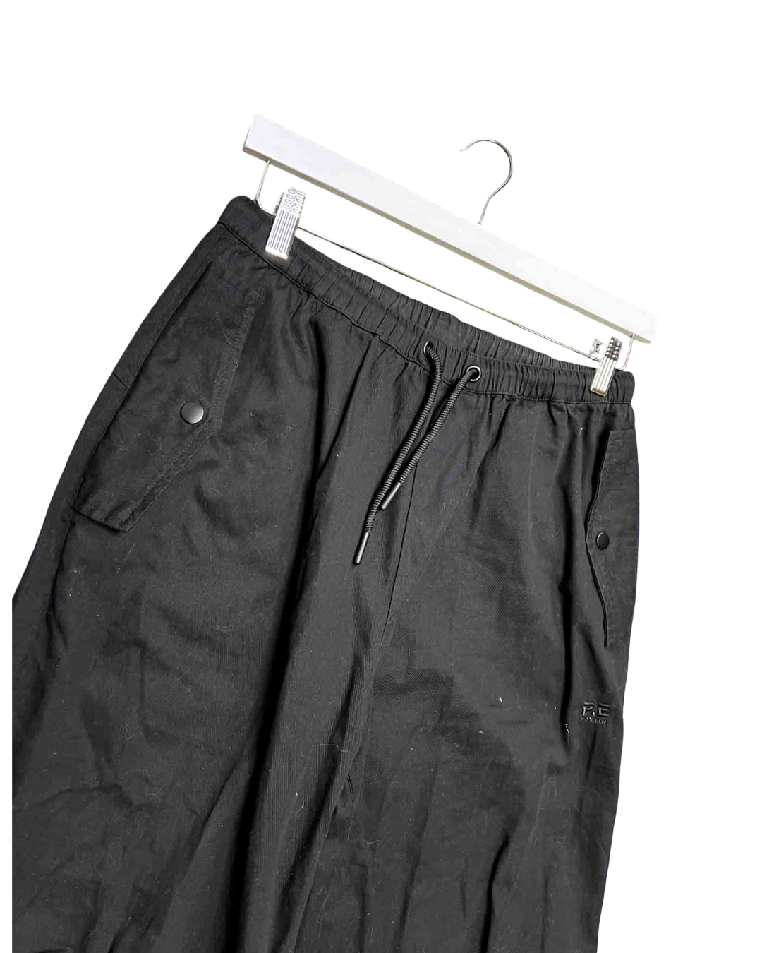 Size S | P.E Nation Black Cotton Discovery Pants