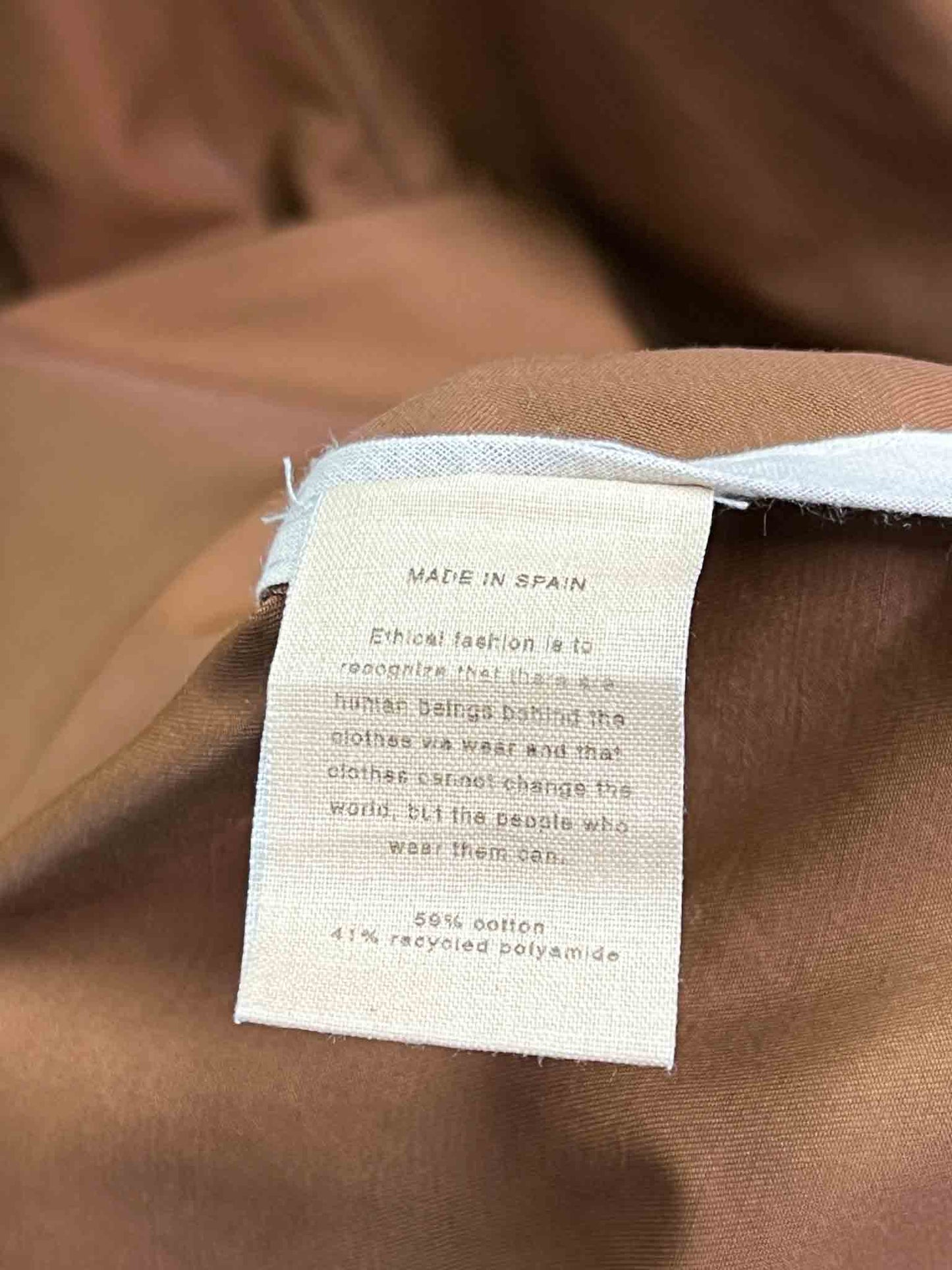 Size L | Cordera Brown Hooded Trench Coat