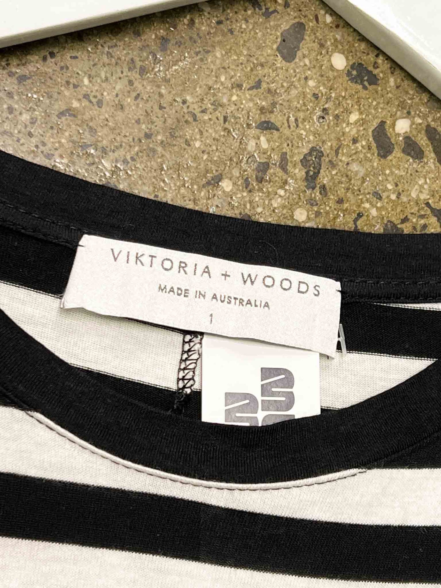 Size 1 (8) | Viktoria & Woods Striped Cotton Maxi Dress