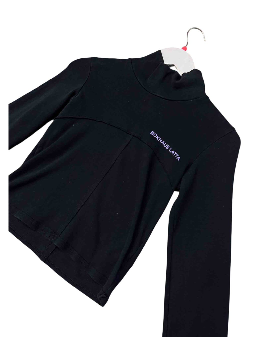 Size M | Eckhaus Latta Black High Neck Top