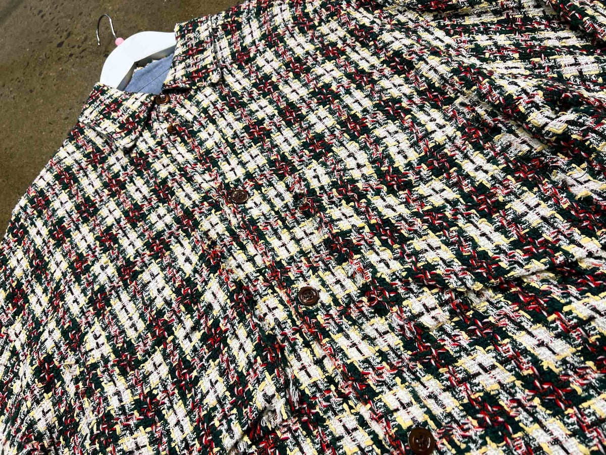 Size M | Faith Connexion Oversized Tweed Over Shirt