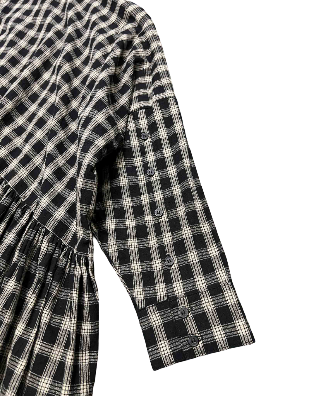 Size OS | Et Al Cotton Check Newton Dress