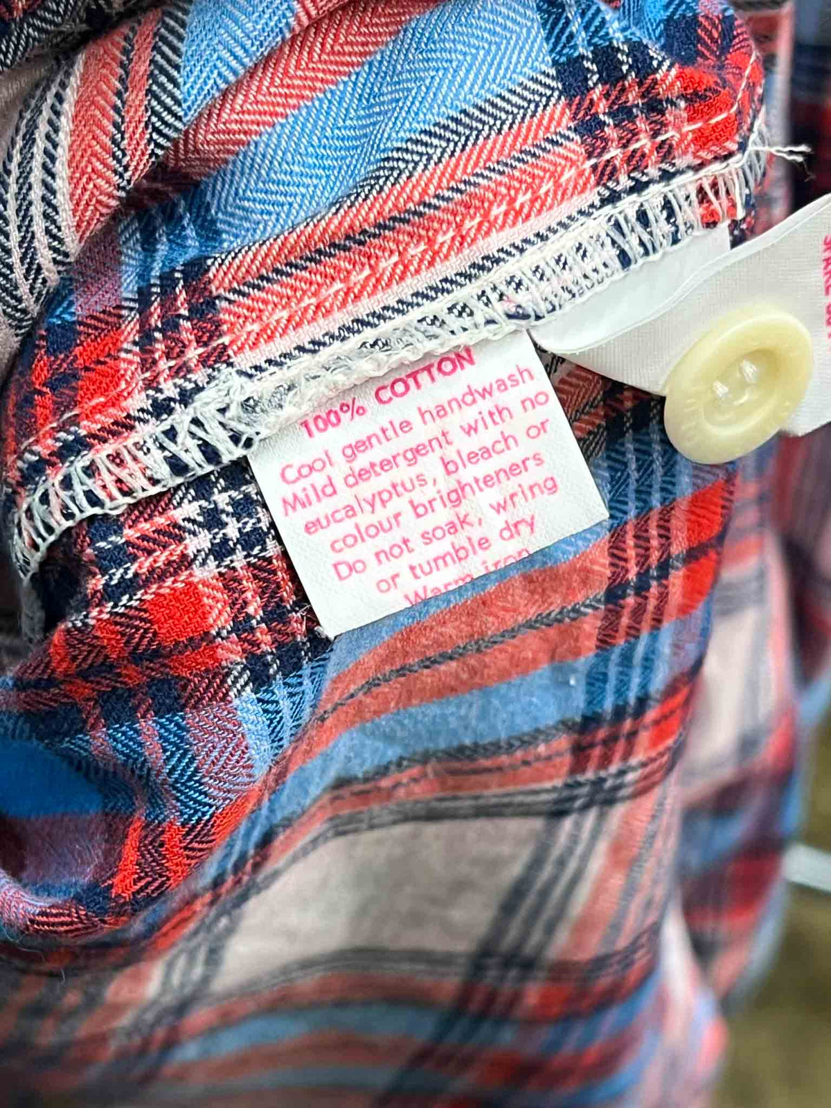 Size 4XL | Obus Cotton Plaid Top