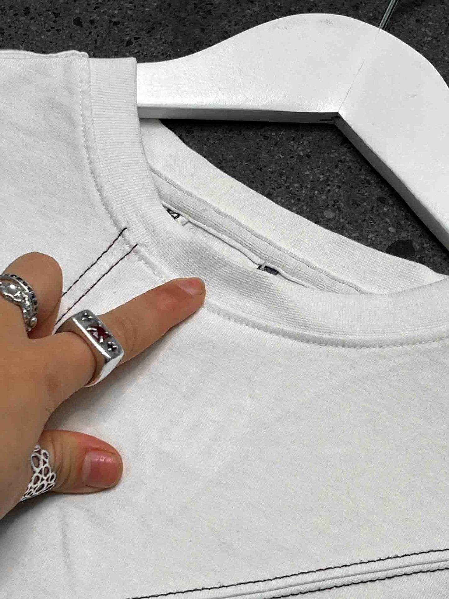 Size A1 (S-M) | Ader Error White Bertic T-Shirt