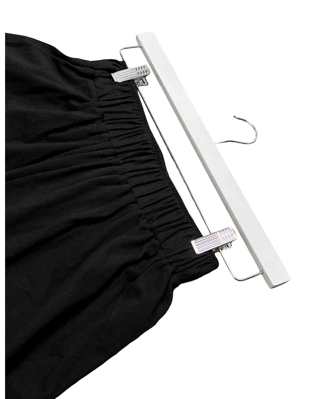 Size 1 (S) | Obus Black Organic Cotton Wide Leg Pants