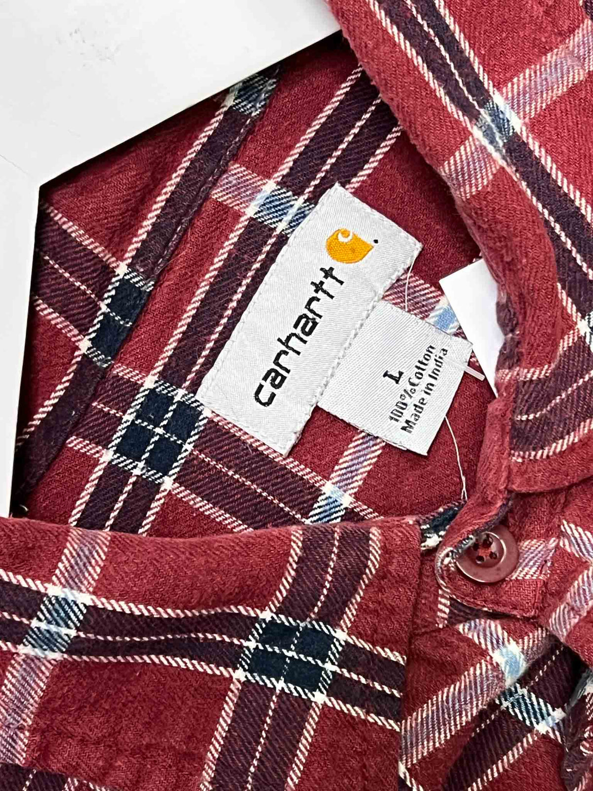 Size L | Carharrt Red Flannel Shirt