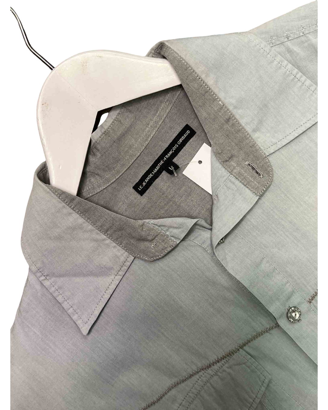 Size L | Le Jean de Marithé + François Girbaud Blue Shirt
