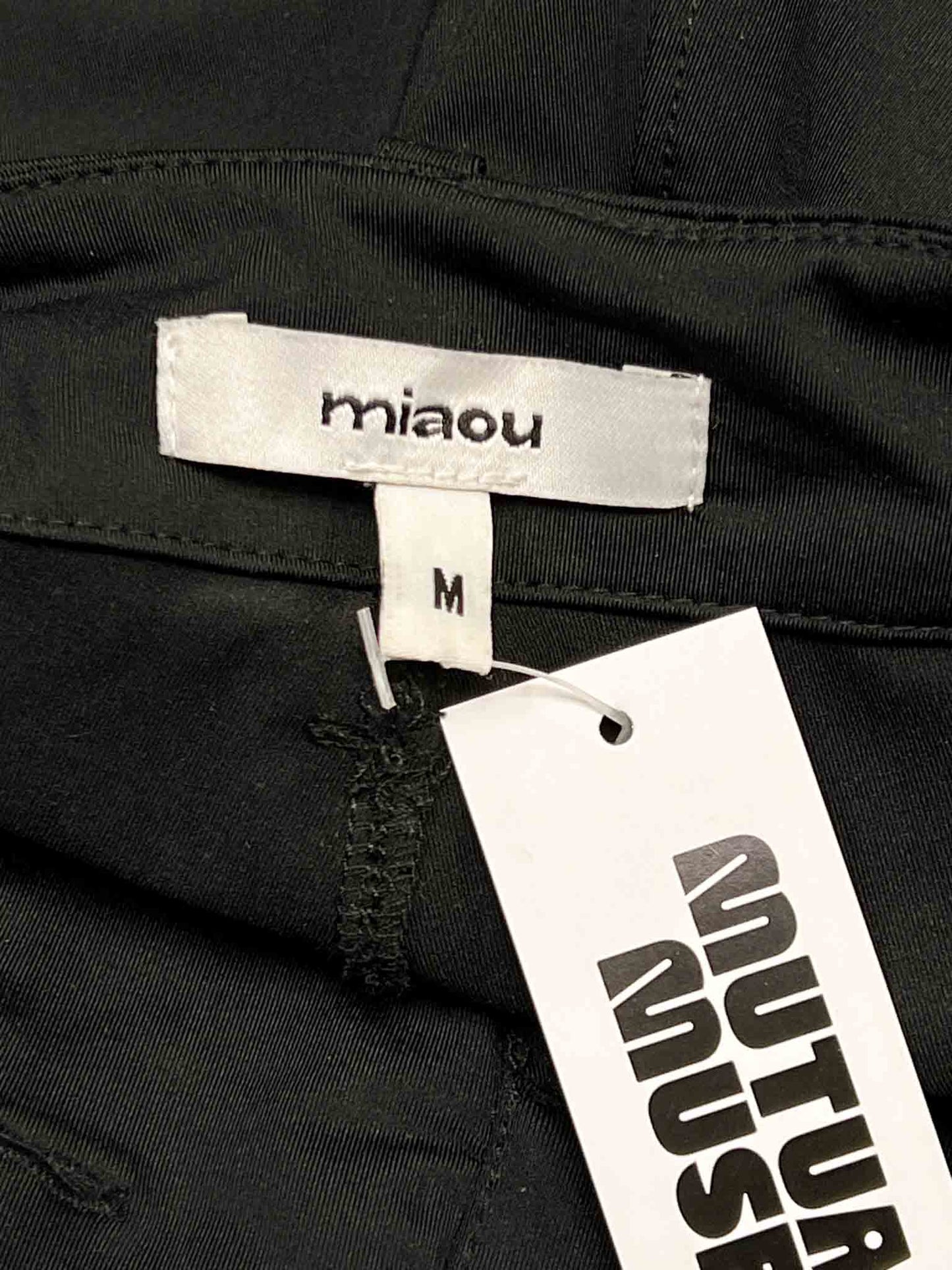 Size M | Miaou Black Cargo Capri Pants