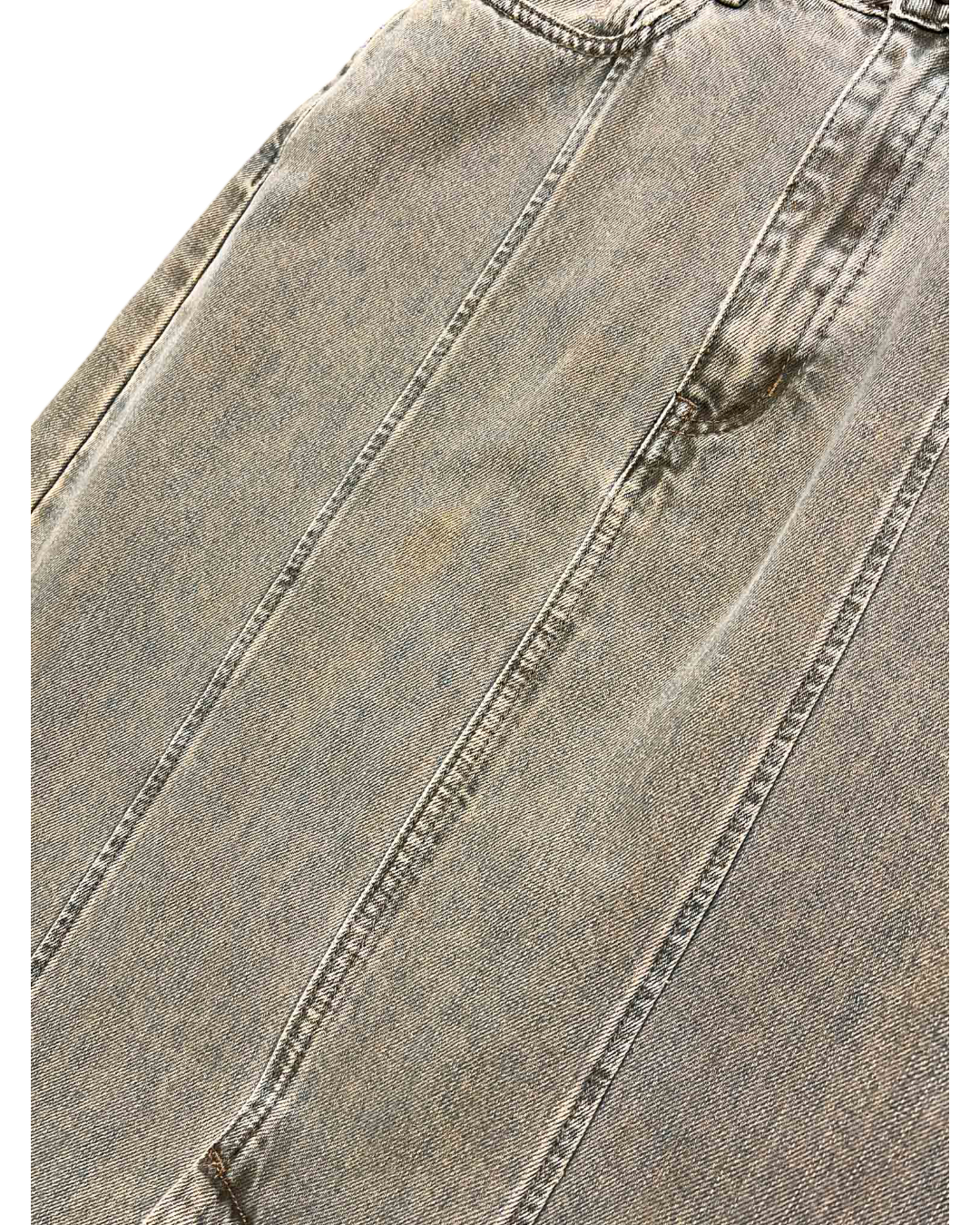 Size XS | Alpha60 A-Line Denim Bronze Skirt