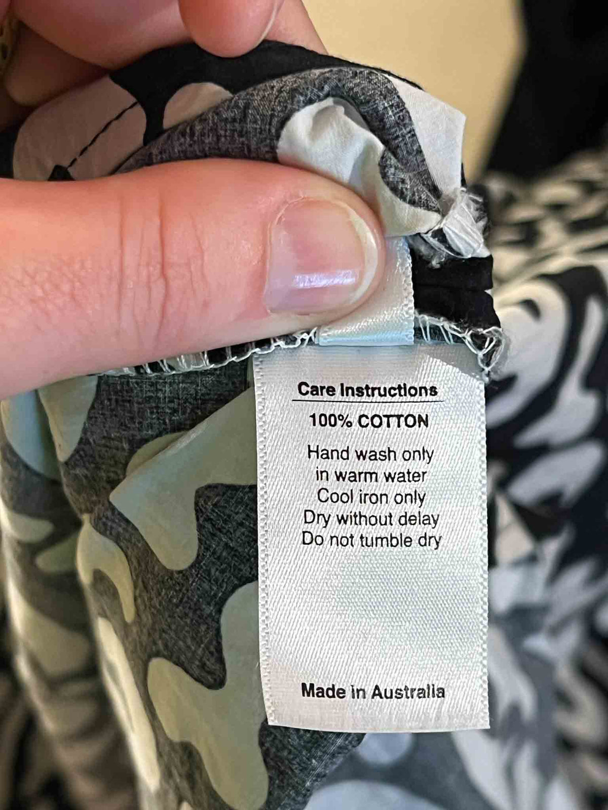 Size 2 (M) | Dominique Healy Squiggle Pattern Dress