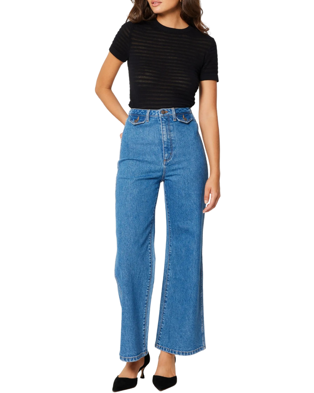 Size 26 | Rollas Organic Cotton Sailor Jeans