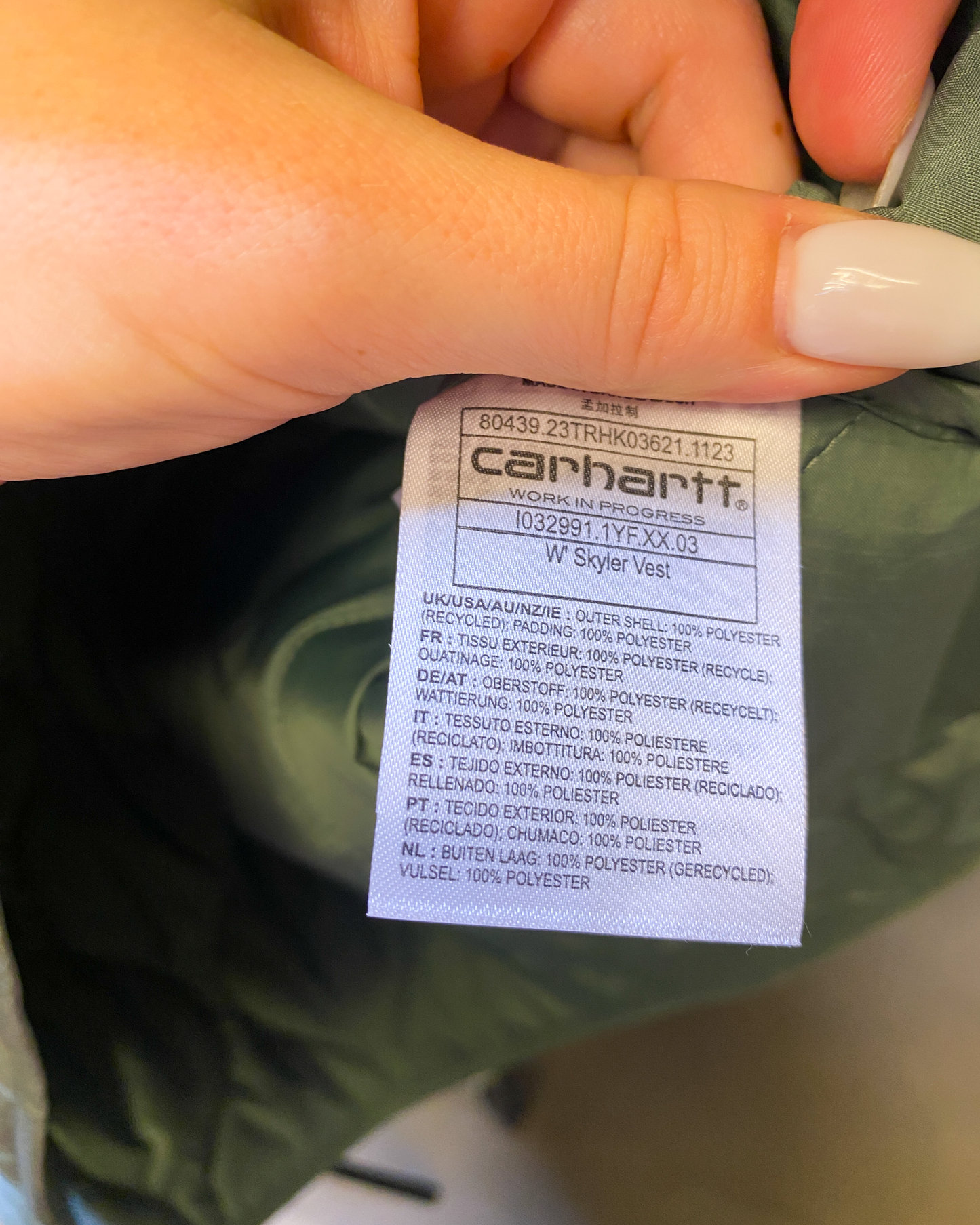 Size M | Carhartt WIP Skyler Padded Vest