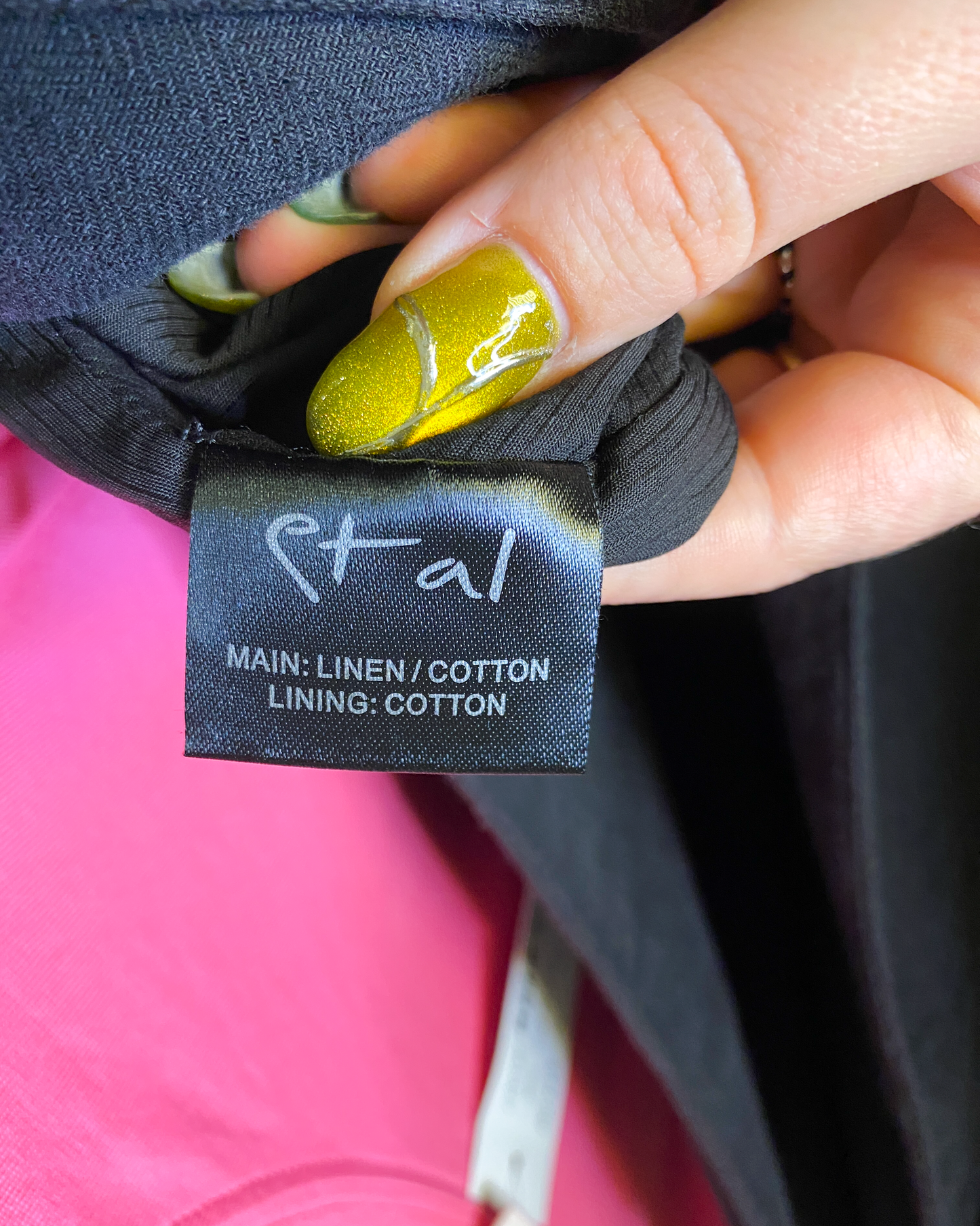 Size 5 (XXL) | Et Al Linen/Cotton Midi Skirt