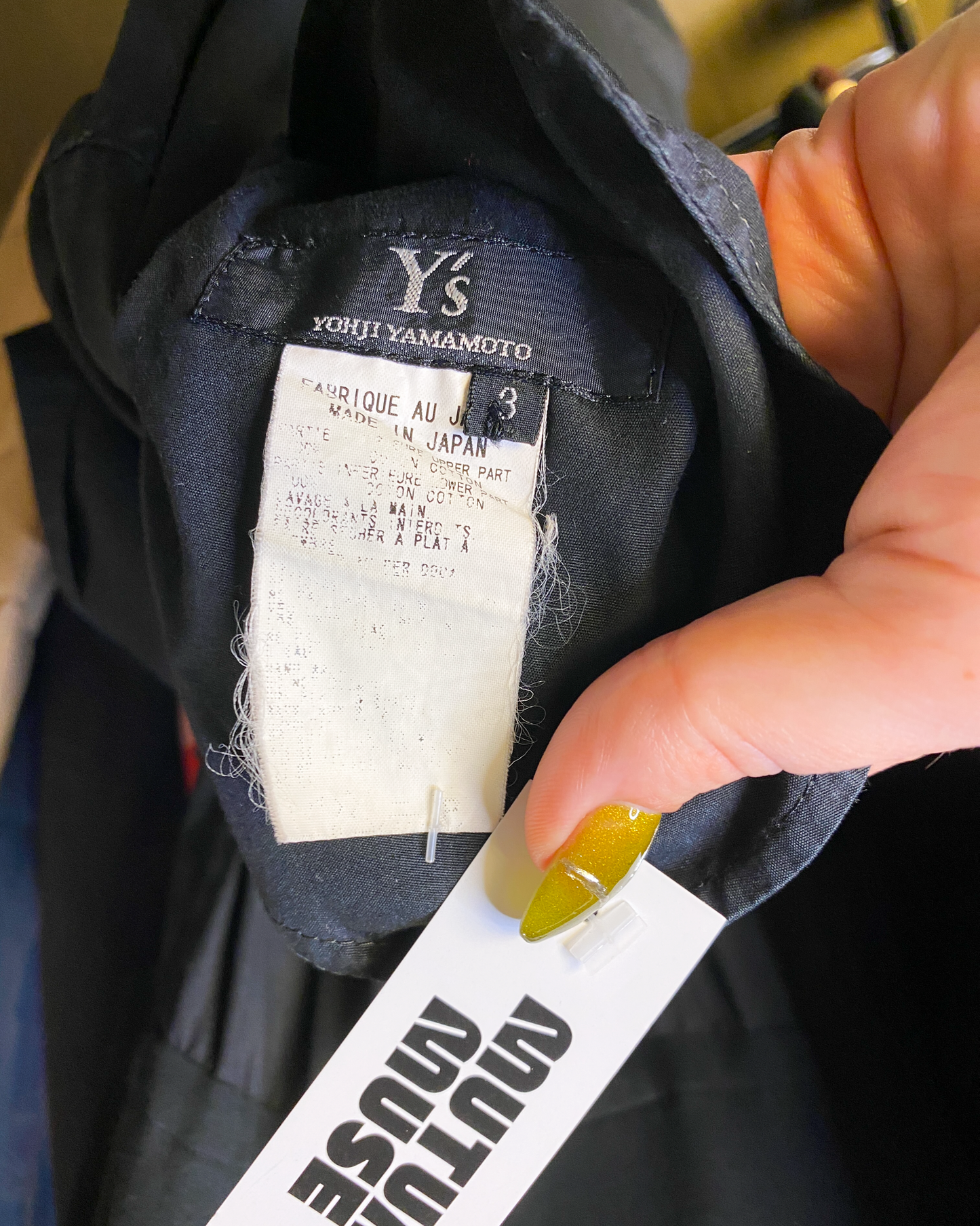 Size 3 (L) | Y's Yohji Yamamoto Cotton Midi Dress