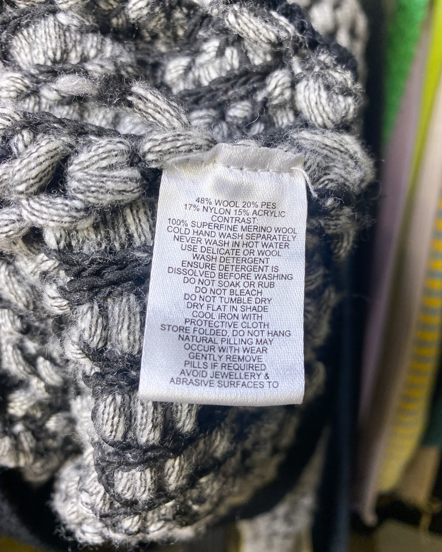 Size S | Alpha60 Boucle Wool Blend Jumper