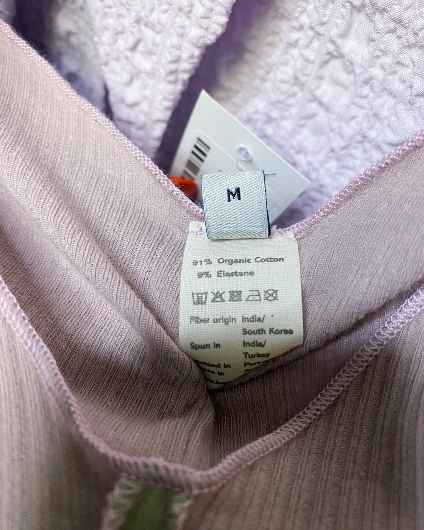 Size M | Baserange Ribbed Jersey Top