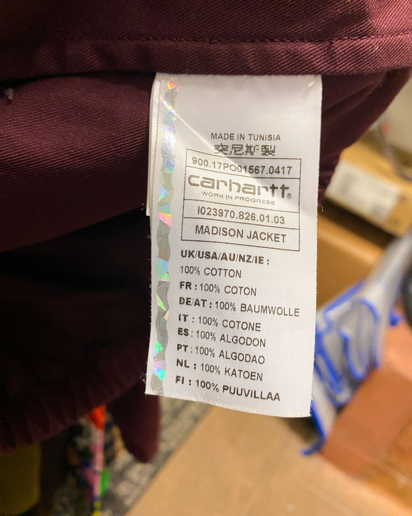 Size M | Carhartt WIP Madison Jacket