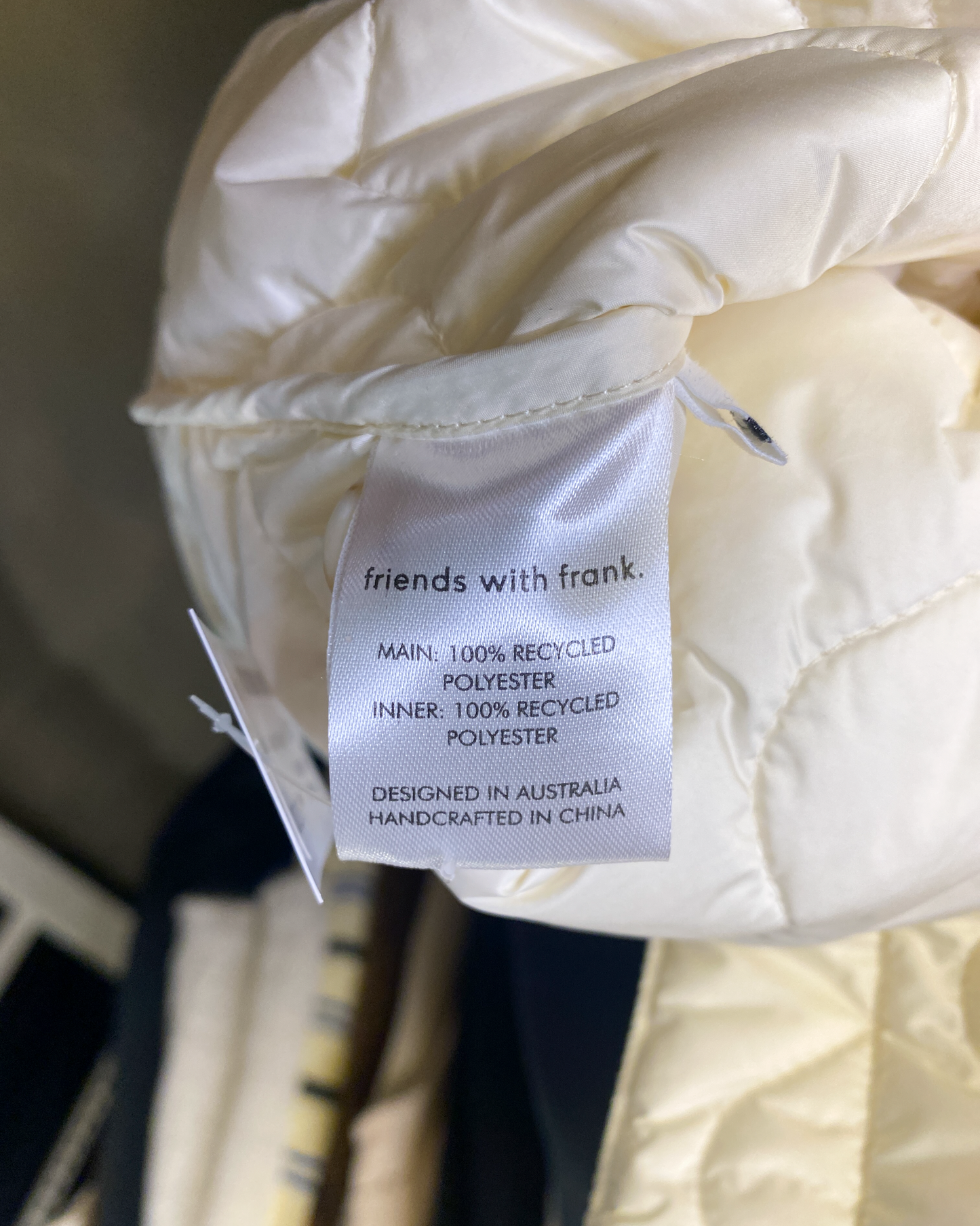 Size XS | Friends With Frank Puffer Vest