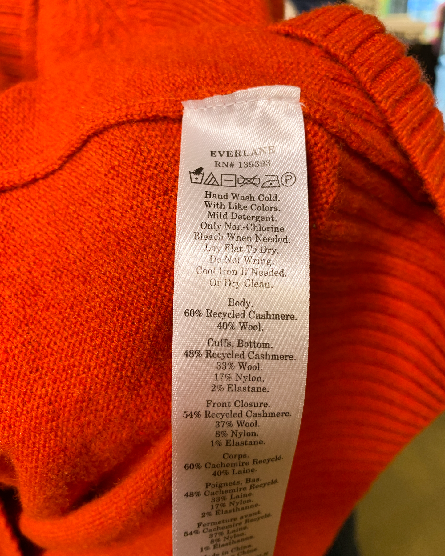 Size S | Everlane Cashmere Wool Cardigan