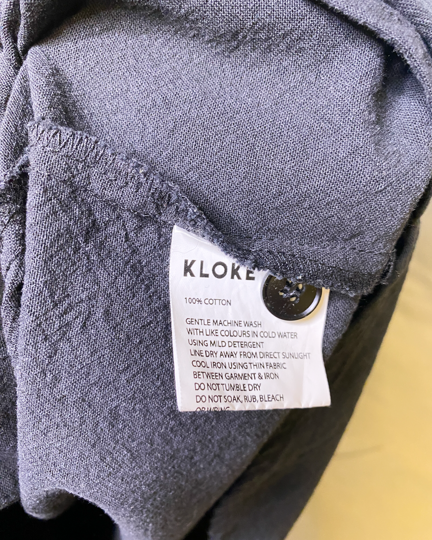 Size M | Kloke Crinkle Cotton Shirt