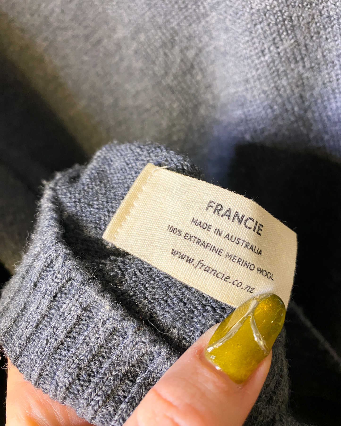 Size M | Francie Knit Wool Vest