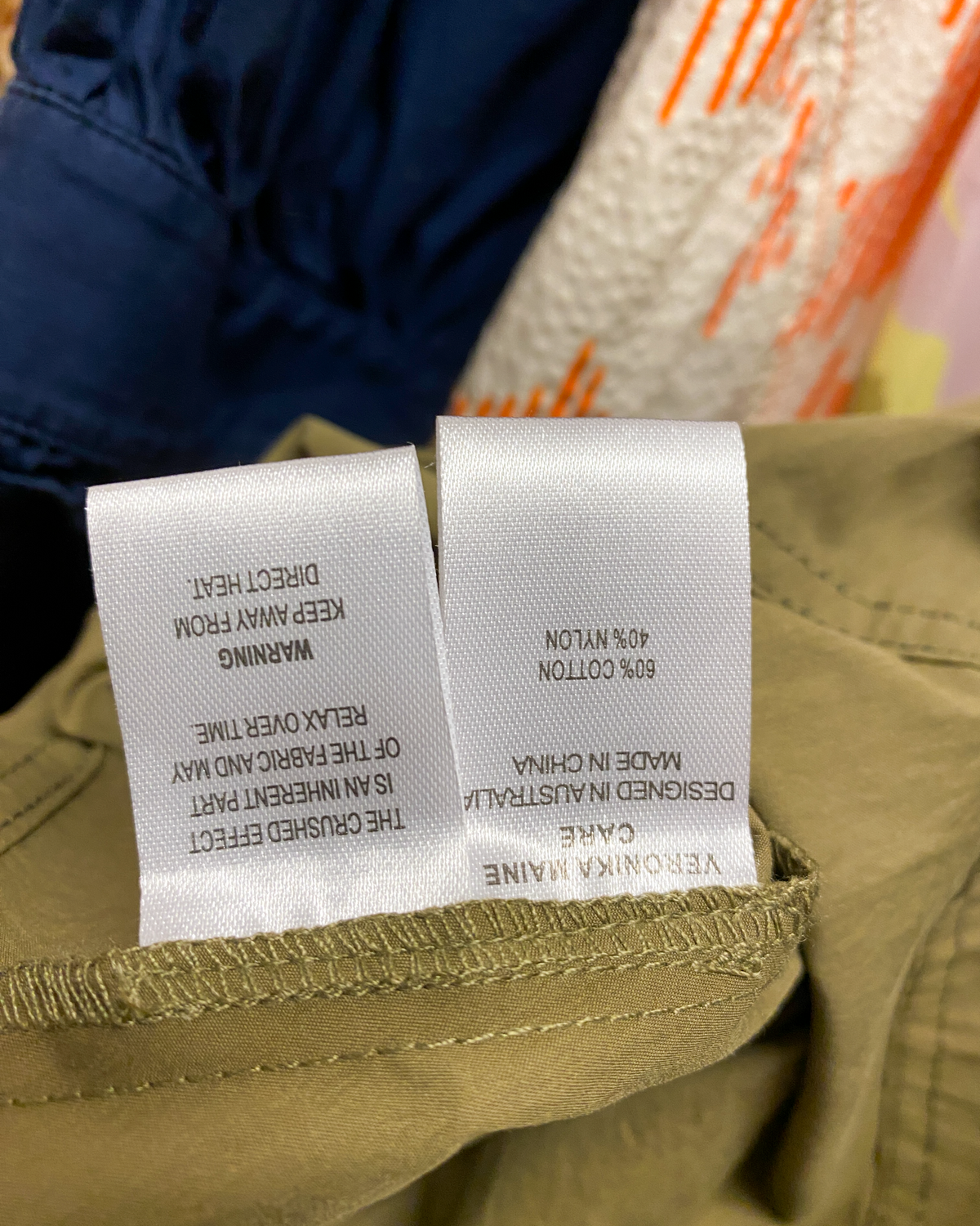 Size 14 | Veronika Maine Contrast Stitch Midi Skirt