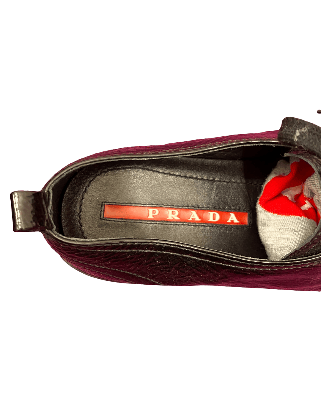 Size 38.5 | Prada Patent Sneakers
